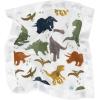 imageLittle Unicorn Security Blankets 3 Pack  100 Cotton Muslin with Satin Border Super Soft and Breathable  Baby Infant Toddler  Lovey for Boys and Girls  Dino Friends