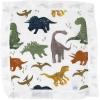imageLittle Unicorn Security Blankets 3 Pack  100 Cotton Muslin with Satin Border Super Soft and Breathable  Baby Infant Toddler  Lovey for Boys and Girls  Dino Friends