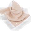 imageLittle Unicorn Security Blankets 3 Pack  100 Cotton Muslin with Satin Border Super Soft and Breathable  Baby Infant Toddler  Lovey for Boys and Girls  Taupe Cross