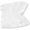 imageLittle Unicorn Security Blankets 3 Pack  100 Cotton Muslin with Satin Border Super Soft and Breathable  Baby Infant Toddler  Lovey for Boys and Girls  White