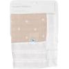 imageLittle Unicorn Security Blankets 3 Pack  100 Cotton Muslin with Satin Border Super Soft and Breathable  Baby Infant Toddler  Lovey for Boys and Girls  Taupe Cross