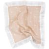 imageLittle Unicorn Security Blankets 3 Pack  100 Cotton Muslin with Satin Border Super Soft and Breathable  Baby Infant Toddler  Lovey for Boys and Girls  Taupe Cross