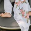imageLittle Unicorn Security Blankets 3 Pack  100 Cotton Muslin with Satin Border Super Soft and Breathable  Baby Infant Toddler  Lovey for Boys and Girls  Watercolor Roses