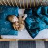 imageLittle Unicorn Toddler Bedding 3Piece Set  Super Soft ampamp Breathable Muslin Fabric  for Convertible Cribs ampamp Toddler Beds WhalesBlast Off