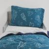 imageLittle Unicorn Toddler Bedding 3Piece Set  Super Soft ampamp Breathable Muslin Fabric  for Convertible Cribs ampamp Toddler Beds WhalesBlast Off