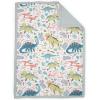 imageLittle Unicorn Toddler Bedding 3Piece Set  Super Soft ampamp Breathable Muslin Fabric  for Convertible Cribs ampamp Toddler Beds WhalesBoho Dino
