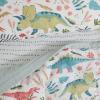 imageLittle Unicorn Toddler Bedding 3Piece Set  Super Soft ampamp Breathable Muslin Fabric  for Convertible Cribs ampamp Toddler Beds WhalesBoho Dino