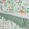 imageLittle Unicorn Toddler Bedding 3Piece Set  Super Soft ampamp Breathable Muslin Fabric  for Convertible Cribs ampamp Toddler Beds WhalesMighty Jungle