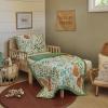 imageLittle Unicorn Toddler Bedding 3Piece Set  Super Soft ampamp Breathable Muslin Fabric  for Convertible Cribs ampamp Toddler Beds WhalesMighty Jungle
