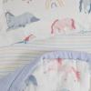 imageLittle Unicorn Toddler Bedding 3Piece Set  Super Soft ampamp Breathable Muslin Fabric  for Convertible Cribs ampamp Toddler Beds WhalesUnicorns