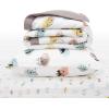 imageLittle Unicorn Toddler Bedding 3Piece Set  Super Soft ampamp Breathable Muslin Fabric  for Convertible Cribs ampamp Toddler Beds WhalesWatercolor Critters