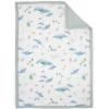 imageLittle Unicorn Toddler Bedding 3Piece Set  Super Soft ampamp Breathable Muslin Fabric  for Convertible Cribs ampamp Toddler Beds WhalesWhales
