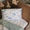 imageLittle Unicorn Toddler Bedding 3Piece Set  Super Soft ampamp Breathable Muslin Fabric  for Convertible Cribs ampamp Toddler Beds WhalesWhales