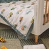 imageLittle Unicorn Toddler Bedding 3Piece Set  Super Soft ampamp Breathable Muslin Fabric  for Convertible Cribs ampamp Toddler Beds WhalesWork Trucks