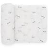 imageLittle Unicorn Premium Cotton Swaddle Baby Blanket  Breathable Fabric  for swaddling Play Nursing ampamp More Shooting StarsBats