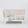 imageLittle Unicorn Toddler Bedding 3Piece Set  Super Soft ampamp Breathable Muslin Fabric  for Convertible Cribs ampamp Toddler Beds WhalesBoho Dino
