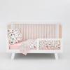 imageLittle Unicorn Toddler Bedding 3Piece Set  Super Soft ampamp Breathable Muslin Fabric  for Convertible Cribs ampamp Toddler Beds WhalesButterflies