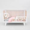 imageLittle Unicorn Toddler Bedding 3Piece Set  Super Soft ampamp Breathable Muslin Fabric  for Convertible Cribs ampamp Toddler Beds WhalesWatercolor Roses Grande