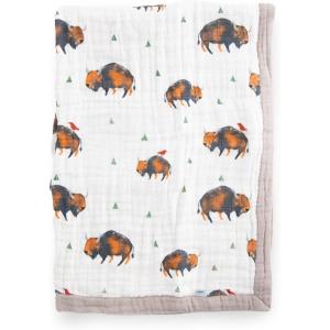 imageLittle Unicorn Newborn Receiving Quilt  Ultra Soft MultiLayered Muslin Fabric  Gift for Newborns ampamp onThego BisonBison