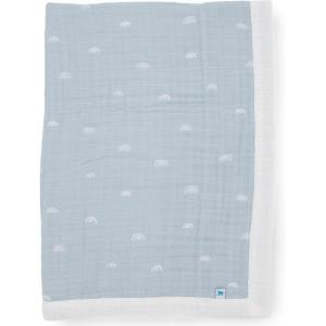 imageLittle Unicorn Newborn Receiving Quilt  Ultra Soft MultiLayered Muslin Fabric  Gift for Newborns ampamp onThego BisonBlue Rainbow