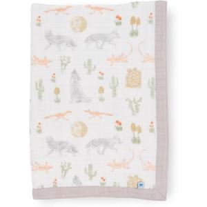 imageLittle Unicorn Newborn Receiving Quilt  Ultra Soft MultiLayered Muslin Fabric  Gift for Newborns ampamp onThego BisonDesert Night
