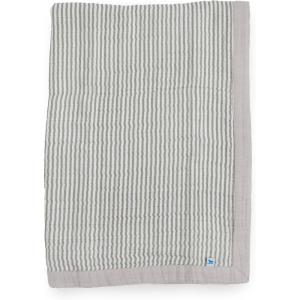 imageLittle Unicorn Newborn Receiving Quilt  Ultra Soft MultiLayered Muslin Fabric  Gift for Newborns ampamp onThego BisonGrey Stripe