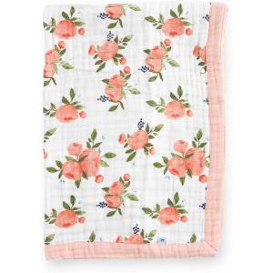 imageLittle Unicorn Newborn Receiving Quilt  Ultra Soft MultiLayered Muslin Fabric  Gift for Newborns ampamp onThego BisonWatercolor Roses