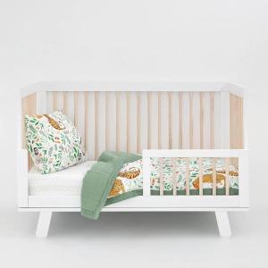 imageLittle Unicorn Toddler Bedding 3Piece Set  Super Soft ampamp Breathable Muslin Fabric  for Convertible Cribs ampamp Toddler Beds WhalesMighty Jungle