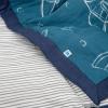 imageLittle Unicorn Lofty Comforter Blanket  Super Soft ampamp Breathable Muslin Fabric Great for Play ampamp Bedtime Blanket Blast OffBlast Off