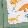 imageLittle Unicorn Lofty Comforter Blanket  Super Soft ampamp Breathable Muslin Fabric Great for Play ampamp Bedtime Blanket Blast OffDino Names