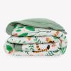 imageLittle Unicorn Lofty Comforter Blanket  Super Soft ampamp Breathable Muslin Fabric Great for Play ampamp Bedtime Blanket Blast OffMighty Jungle