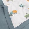 imageLittle Unicorn Lofty Comforter Blanket  Super Soft ampamp Breathable Muslin Fabric Great for Play ampamp Bedtime Blanket Blast OffWork Trucks