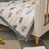 imageLittle Unicorn Lofty Comforter Blanket  Super Soft ampamp Breathable Muslin Fabric Great for Play ampamp Bedtime Blanket Blast OffWork Trucks