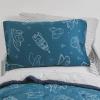 imageLittle Unicorn Standard Pillowcase 2 Pack  Super Soft ampamp Breathable Muslin Fabric  Snug Envelope Closure Mermaid PartyBlast Off