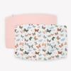 imageLittle Unicorn Standard Pillowcase 2 Pack  Super Soft ampamp Breathable Muslin Fabric  Snug Envelope Closure Mermaid PartyButterflies