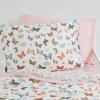 imageLittle Unicorn Standard Pillowcase 2 Pack  Super Soft ampamp Breathable Muslin Fabric  Snug Envelope Closure Mermaid PartyButterflies