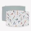 imageLittle Unicorn Standard Pillowcase 2 Pack  Super Soft ampamp Breathable Muslin Fabric  Snug Envelope Closure Mermaid PartyMermaid Party