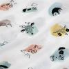 imageLittle Unicorn Standard Pillowcase 2 Pack  Super Soft ampamp Breathable Muslin Fabric  Snug Envelope Closure Mermaid PartyWatercolor Critters