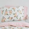 imageLittle Unicorn Standard Pillowcase 2 Pack  Super Soft ampamp Breathable Muslin Fabric  Snug Envelope Closure Mermaid PartyWatercolor Roses Grande