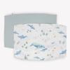 imageLittle Unicorn Standard Pillowcase 2 Pack  Super Soft ampamp Breathable Muslin Fabric  Snug Envelope Closure Mermaid PartyWhales