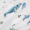 imageLittle Unicorn Standard Pillowcase 2 Pack  Super Soft ampamp Breathable Muslin Fabric  Snug Envelope Closure Mermaid PartyWhales