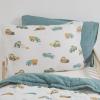 imageLittle Unicorn Standard Pillowcase 2 Pack  Super Soft ampamp Breathable Muslin Fabric  Snug Envelope Closure Mermaid PartyWork Trucks