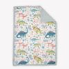 imageLittle Unicorn Lofty Comforter Blanket  Super Soft ampamp Breathable Muslin Fabric Great for Play ampamp Bedtime Blanket Blast OffBoho Dino