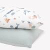 imageLittle Unicorn Standard Pillowcase 2 Pack  Super Soft ampamp Breathable Muslin Fabric  Snug Envelope Closure Mermaid PartyMermaid Party