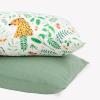 imageLittle Unicorn Standard Pillowcase 2 Pack  Super Soft ampamp Breathable Muslin Fabric  Snug Envelope Closure Mermaid PartyMighty Jungle