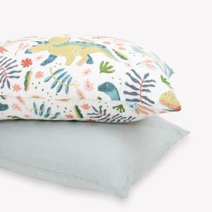 imageLittle Unicorn Standard Pillowcase 2 Pack  Super Soft ampamp Breathable Muslin Fabric  Snug Envelope Closure Mermaid PartyBoho Dino