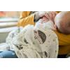 imageLittle Unicorn  Hedgehog Deluxe Swaddle  Single  100 Rayon Muslin from Bamboo  Super Soft  Newborns and Infants  Large 47 x 47  Machine Washable
