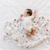 imageLittle Unicorn  Home Run Deluxe Swaddle Set  Set of 2  100 Rayon Muslin from Bamboo  Super Soft  Newborns and Infants  Large 47 x 47  Machine Washable