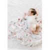 imageLittle Unicorn  Homerun Deluxe Swaddle  Single  100 Rayon Muslin from Bamboo  Super Soft  Newborns and Infants  Large 47 x 47  Machine Washable
