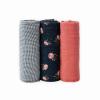 imageLittle Unicorn  Midnight Rose Cotton Muslin Swaddle Blanket Set  Set of 3  100 Cotton  Super Soft  Newborns and Infants  Large 47 x 47  Machine Washable